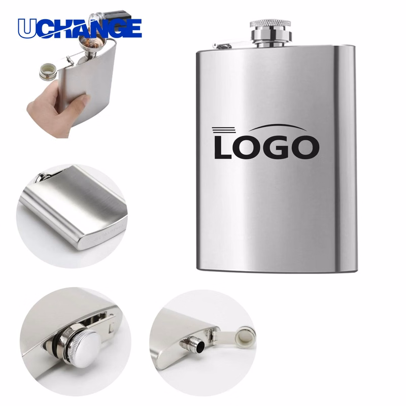 Portable Stainless Steel Flask Container (8oz)