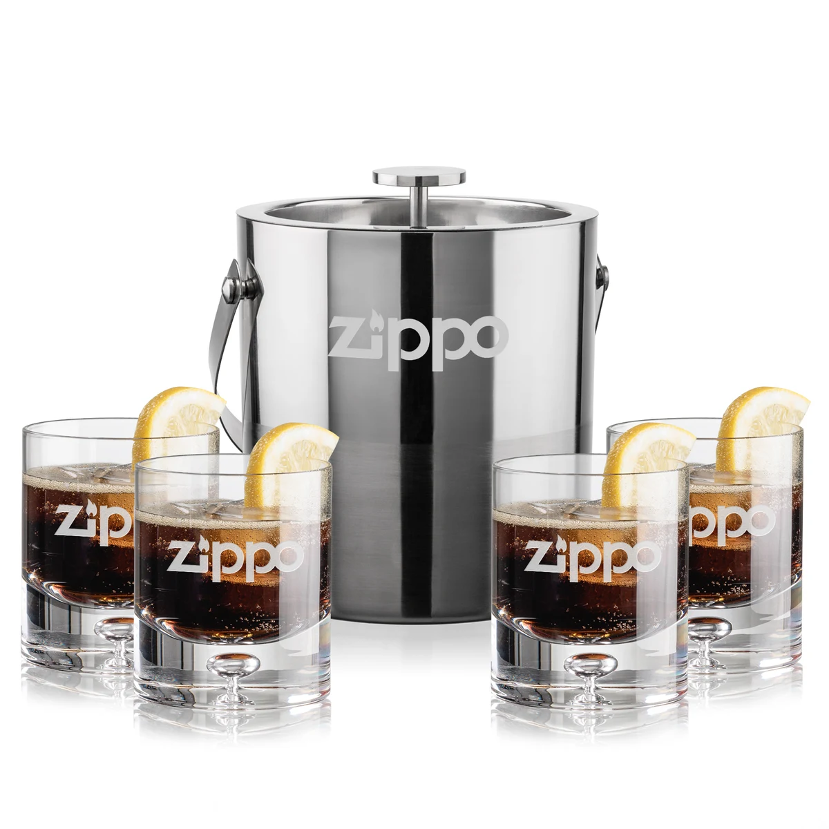 Catania Ice Bucket & Montana On-the-Rocks Set 1