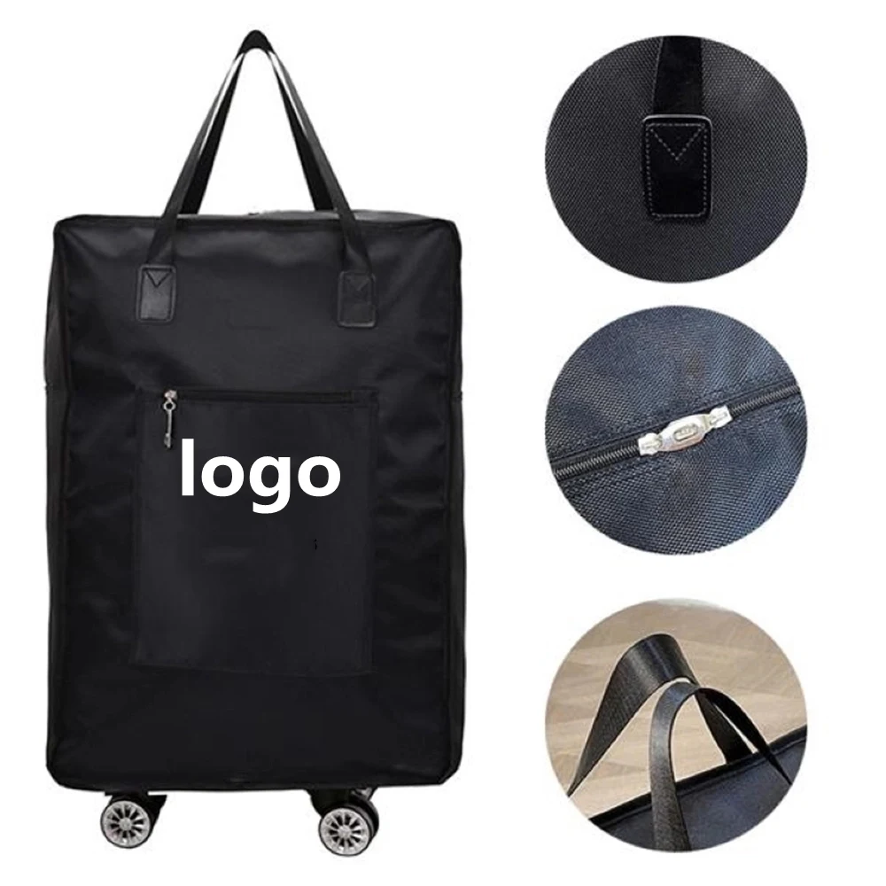 Folding Shopping Bag with Wheels 1