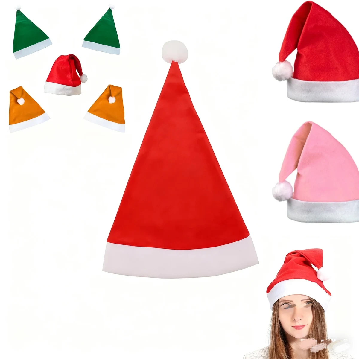Blank Non-woven Santa Hat 1