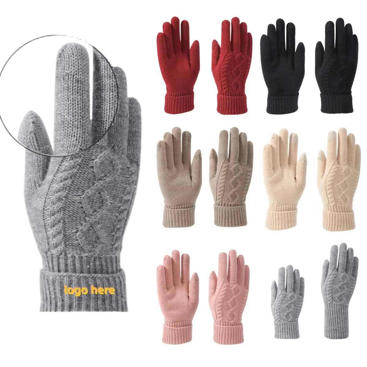 Knit Gloves For Cycling 1