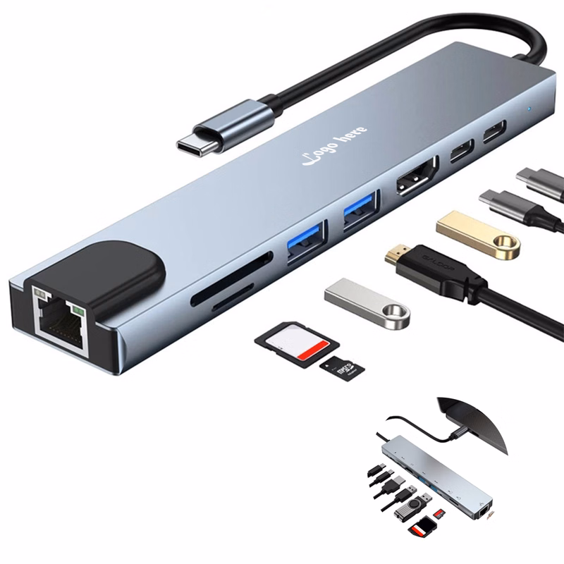 4K HDMI USB-C Hub - with SD Card Slot