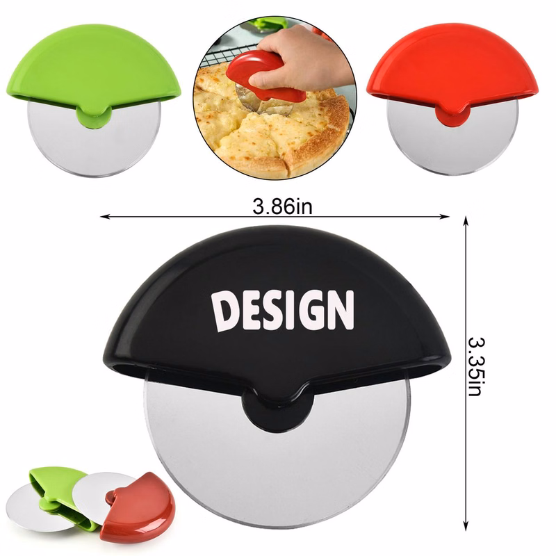 Handheld Pizza Cutter With Steel Blade