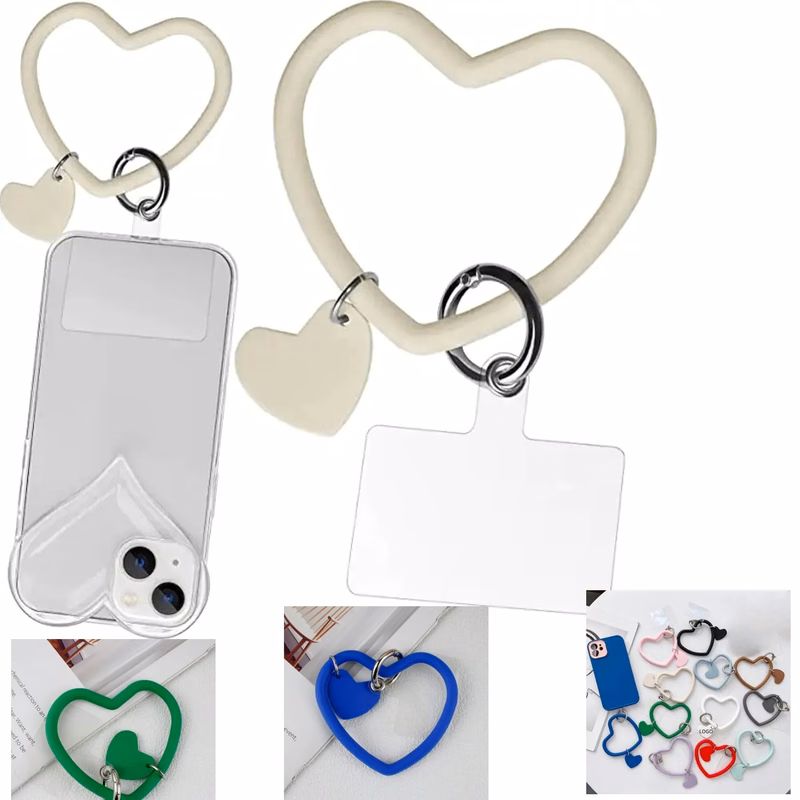 Heart-shaped Phone Lanyard