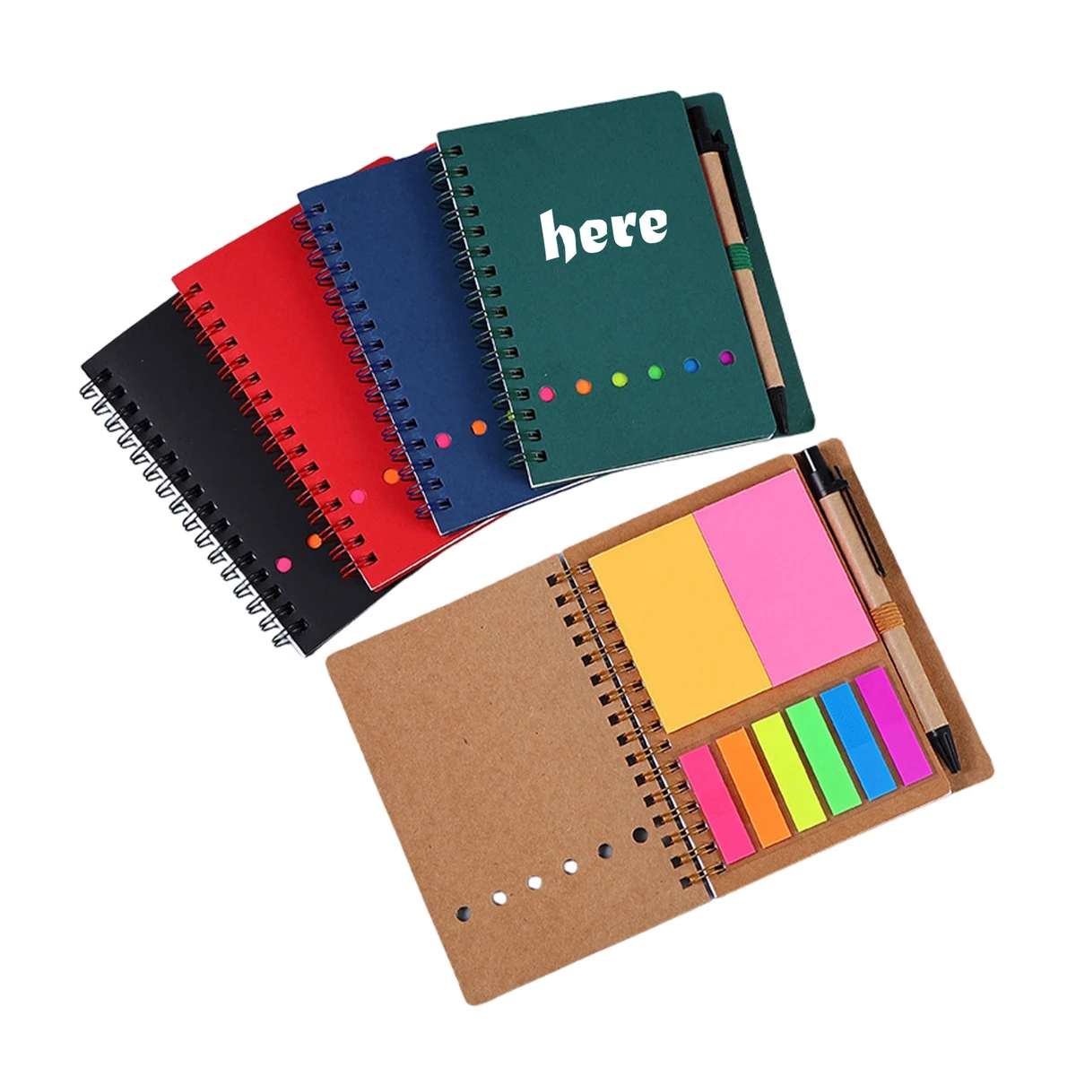 2-In-1 Notebook And Sticky Notes 1