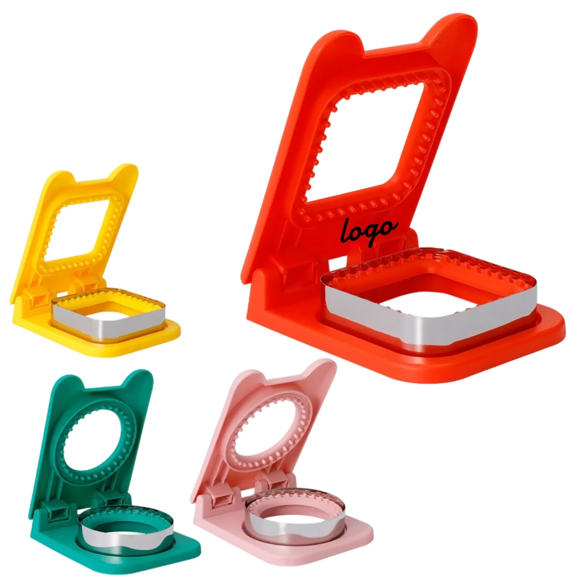 Colorful PP and Stainless - steel DIY Sandwich Molds 1