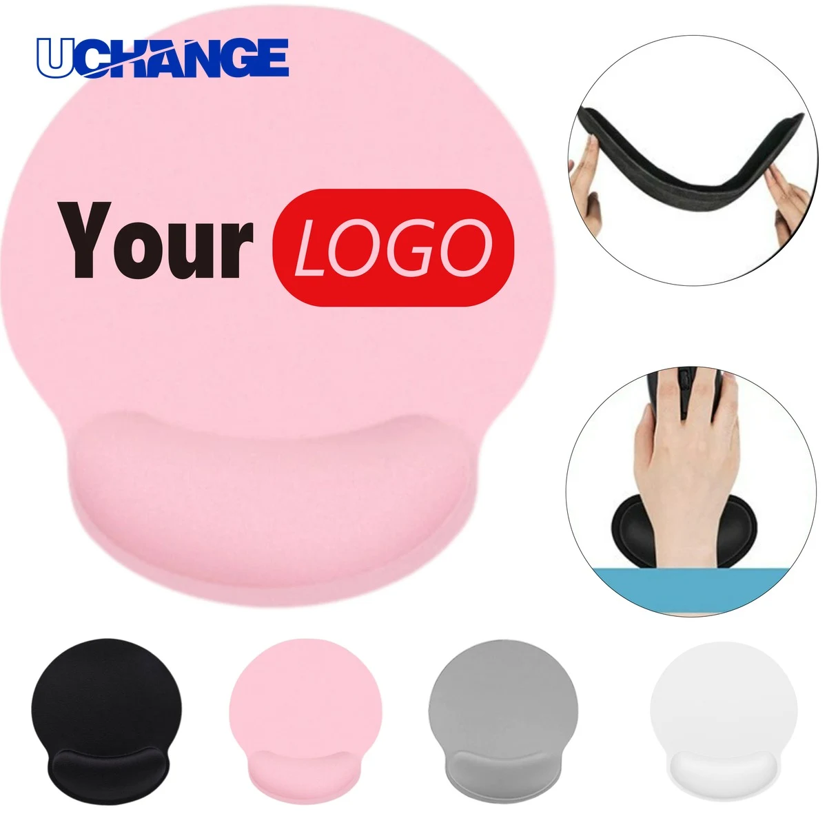 Mouse Pad Mat with Wrist Protector for Comfort 1