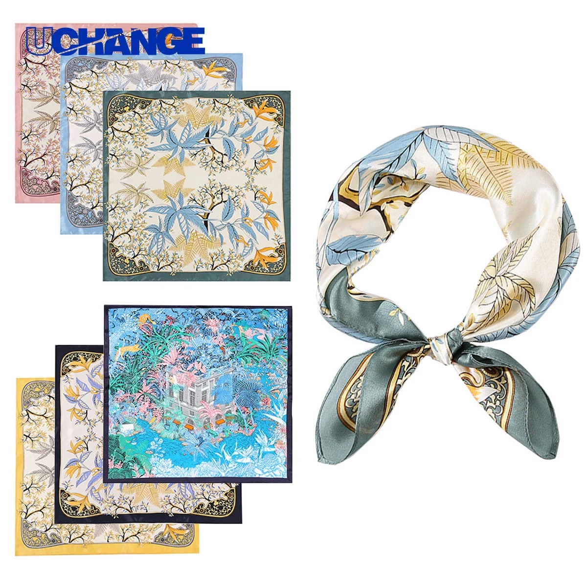 Mulberry Silk Bandana Scarf 1