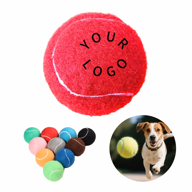 MOQ 50 Rubber Pet Tennis Ball