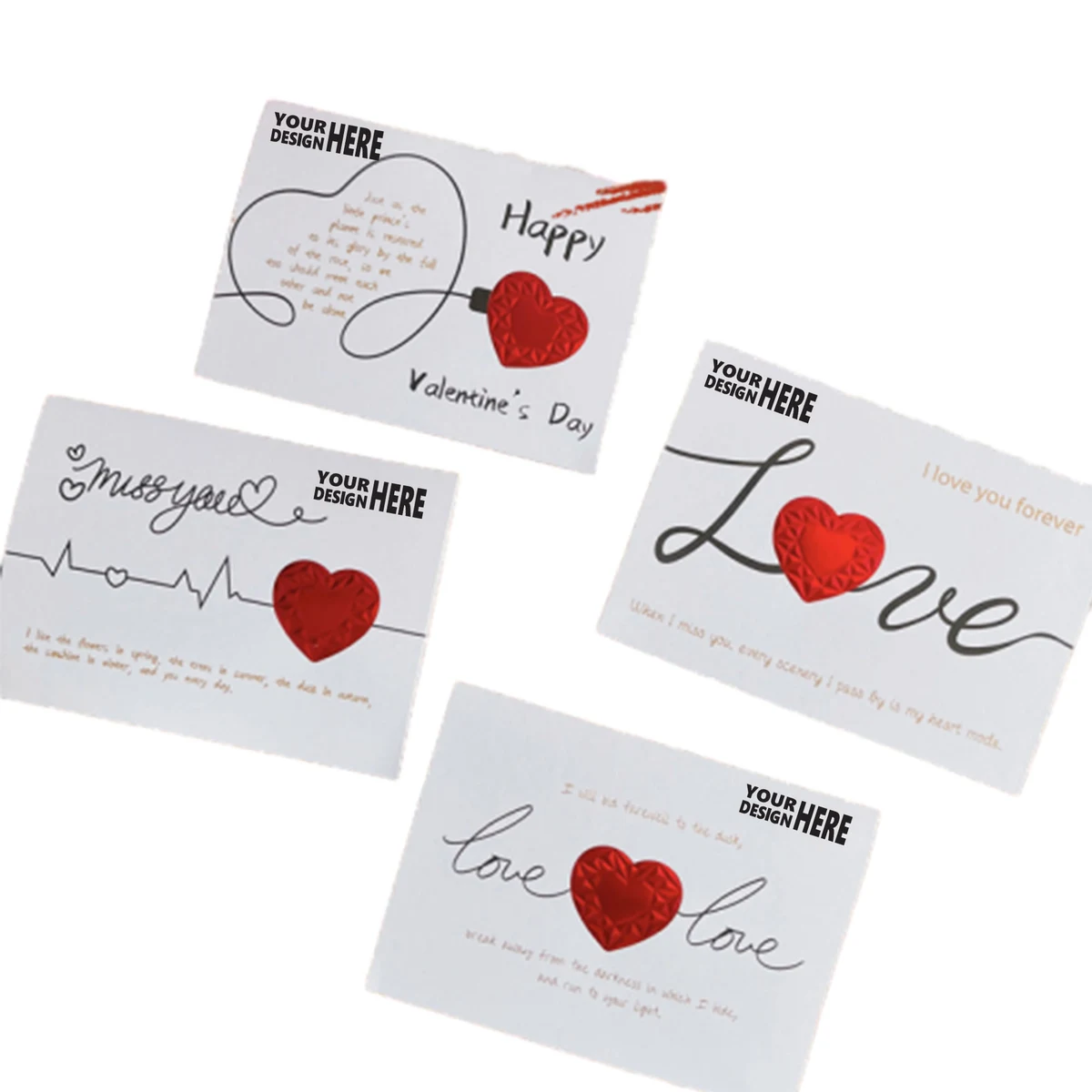 3D Love Valentine's Day Card 1