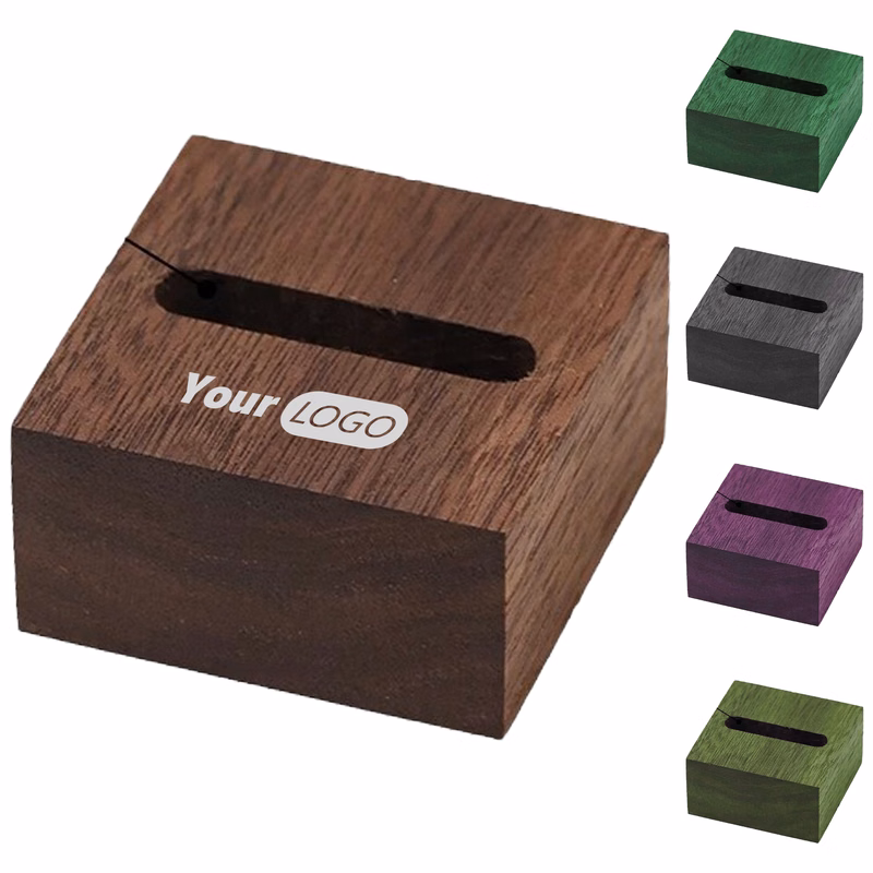 Wood Elegant Ring Display Block For Sophisticated Presentation
