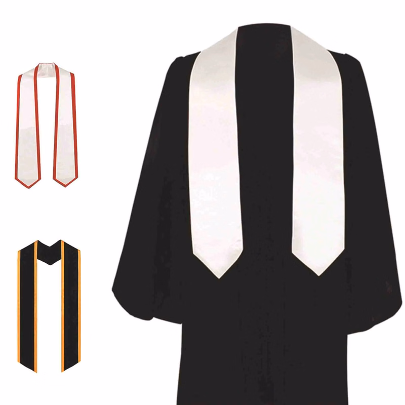 Plain Graduation Stole Colorful