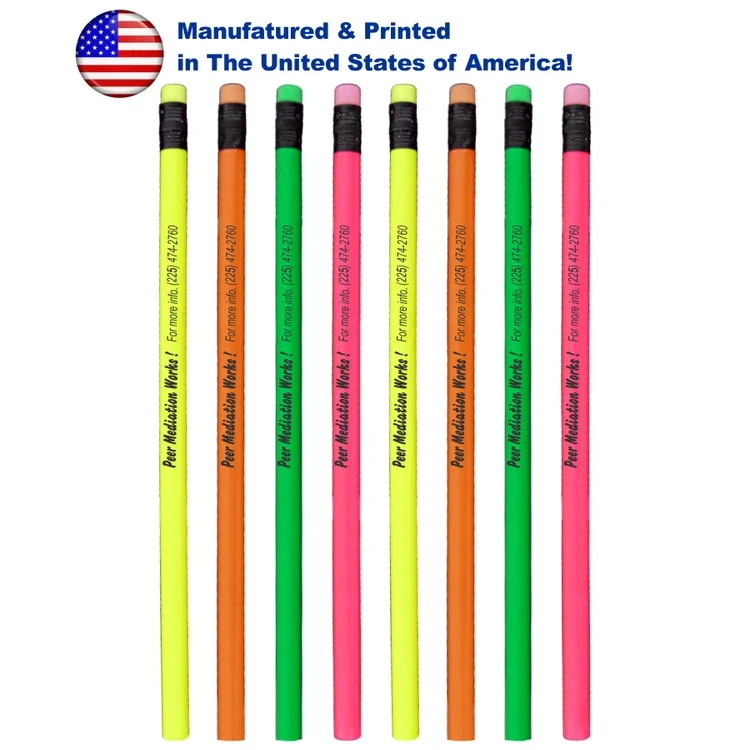 USA Made Neon Colored Pencil 1