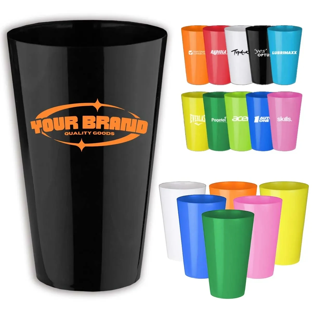 16oz. Vintage Promotional Plastic Stadium Party Cup 1