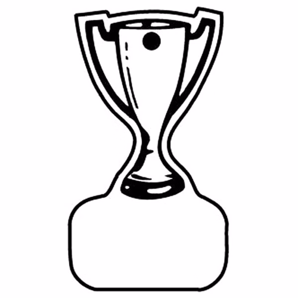 Trophy Key Tag - Spot Color