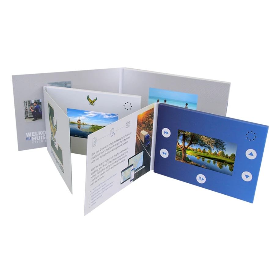 VidU 4.5 HD Video Mailer & Brochure with Full Color Printing – Custom Video Marketing Card 1