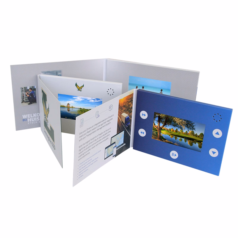 VidU 4.5 HD Video Mailer & Brochure with Full Color Printing – Custom Video Marketing Card