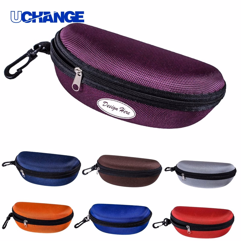 Eyewear Sunglasses Case with Zipper and Hook Organizer