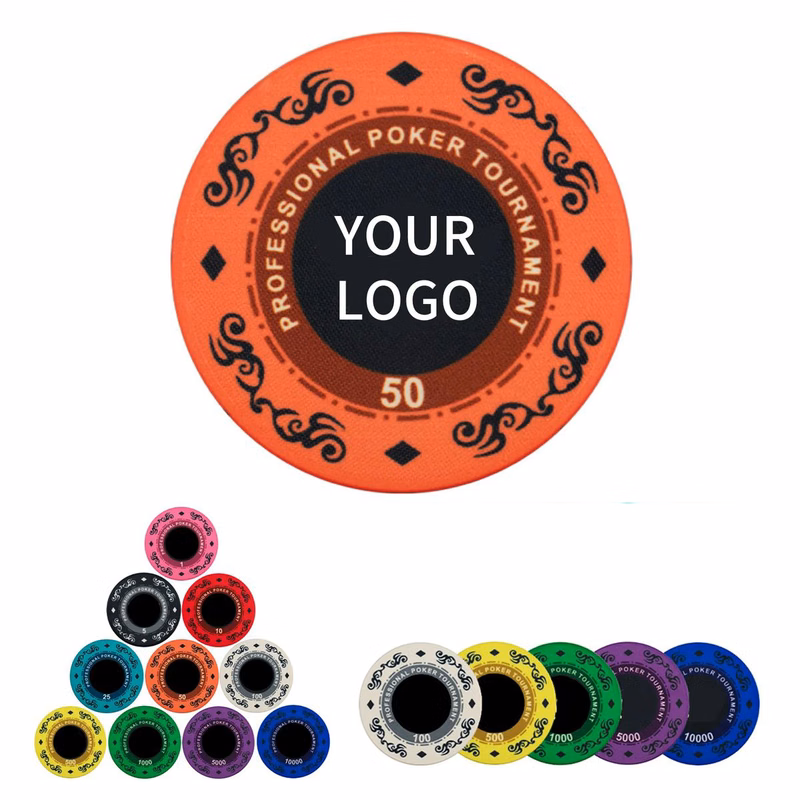 Premium Ceramic Poker Chips for Casino Games