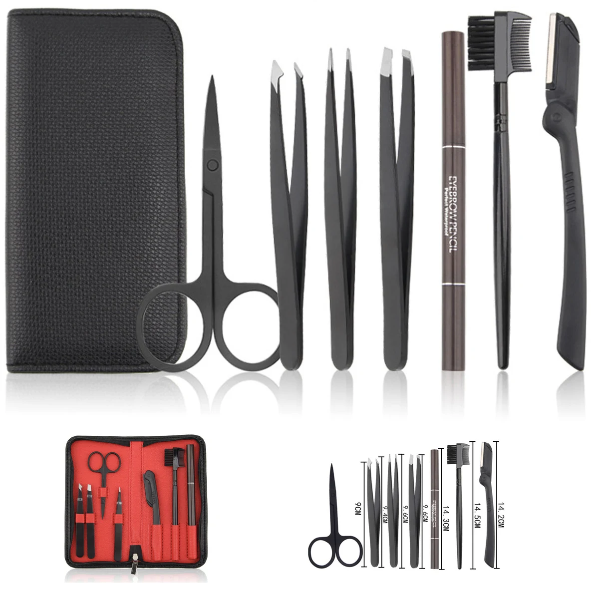 7 in1 Multipurpose Eyebrow Tweezers Kit 1