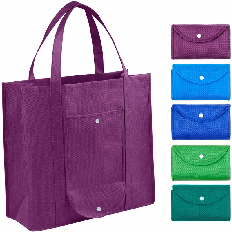 Foldable Nonwoven Shopping Bags Moq 50Pcs