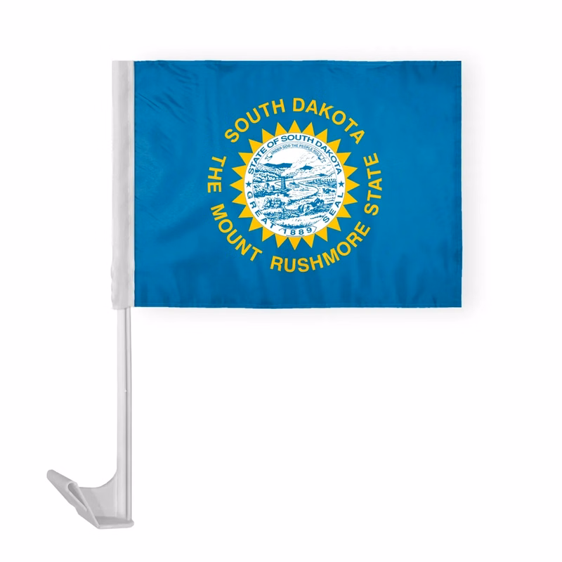 12"x16" & 10.5''x15'' South Dakota Car Flags