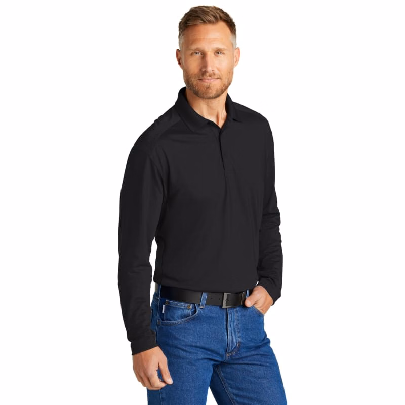 CornerStone Select Lightweight Snag-Proof Long Sleeve Polo