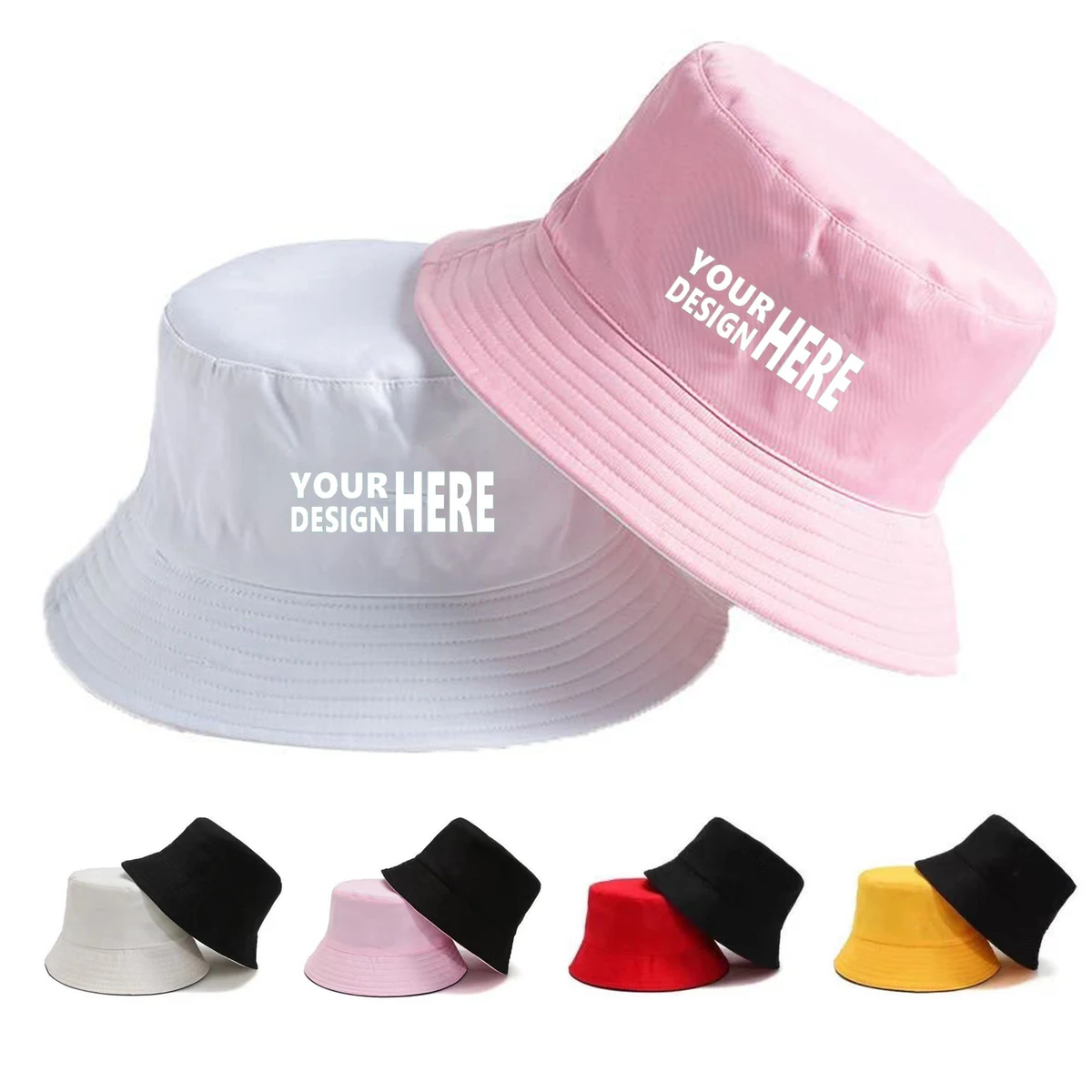 Two-Way Wear Bucket Hat 1