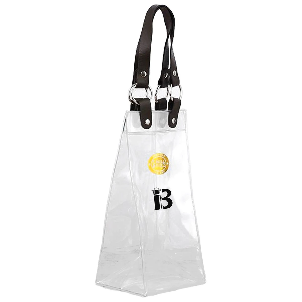 Clear PVC Wine Gift Bag w/ Handle 1