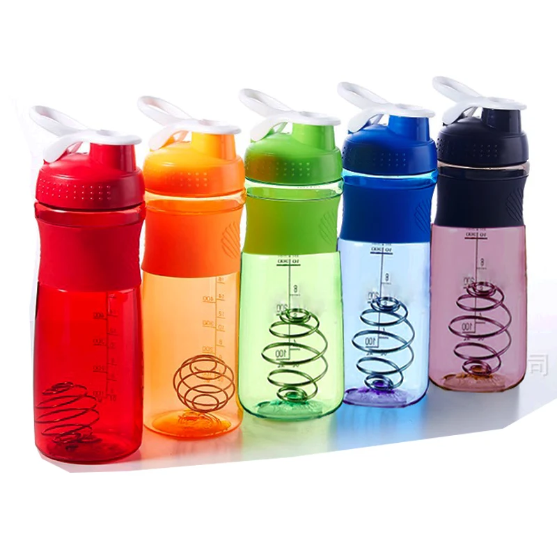 25.7oz Customized logo sports plastic shaker bottles, protein shaker cup with stainless steel ball 1