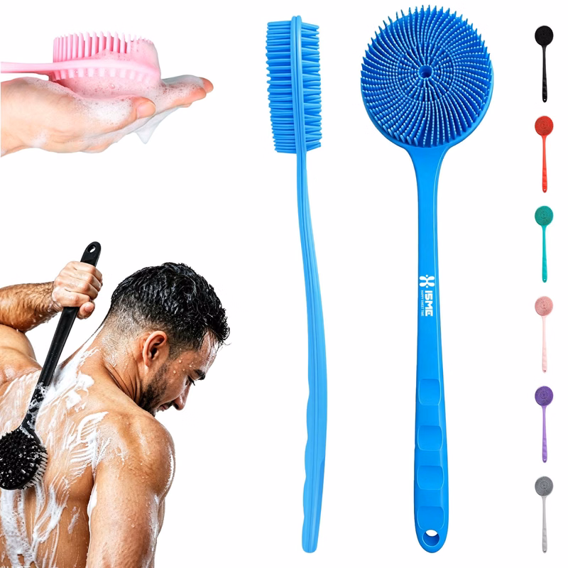 Long Handle Silicone Bath Brush