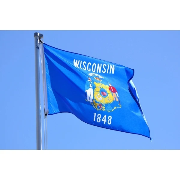Wisconsin Official Flag - ePoly 1
