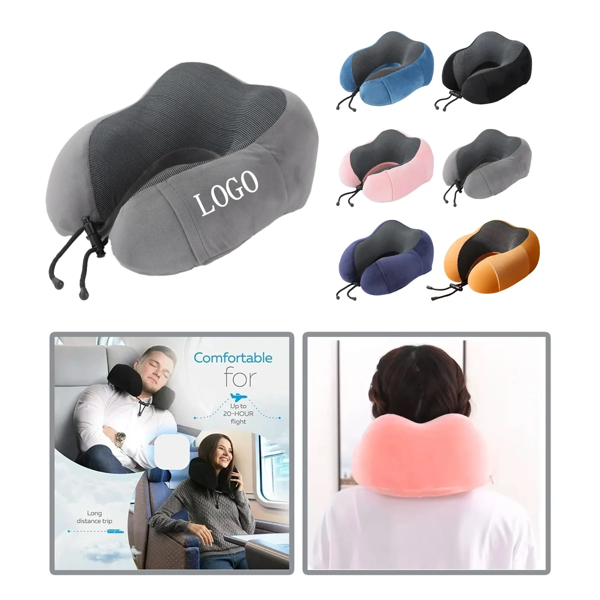 Camelback U-Shaped Memory Foam Neck Pillow 1