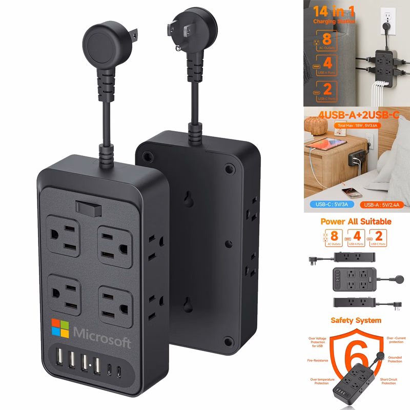 14 in 1 Wall Outlet Extender