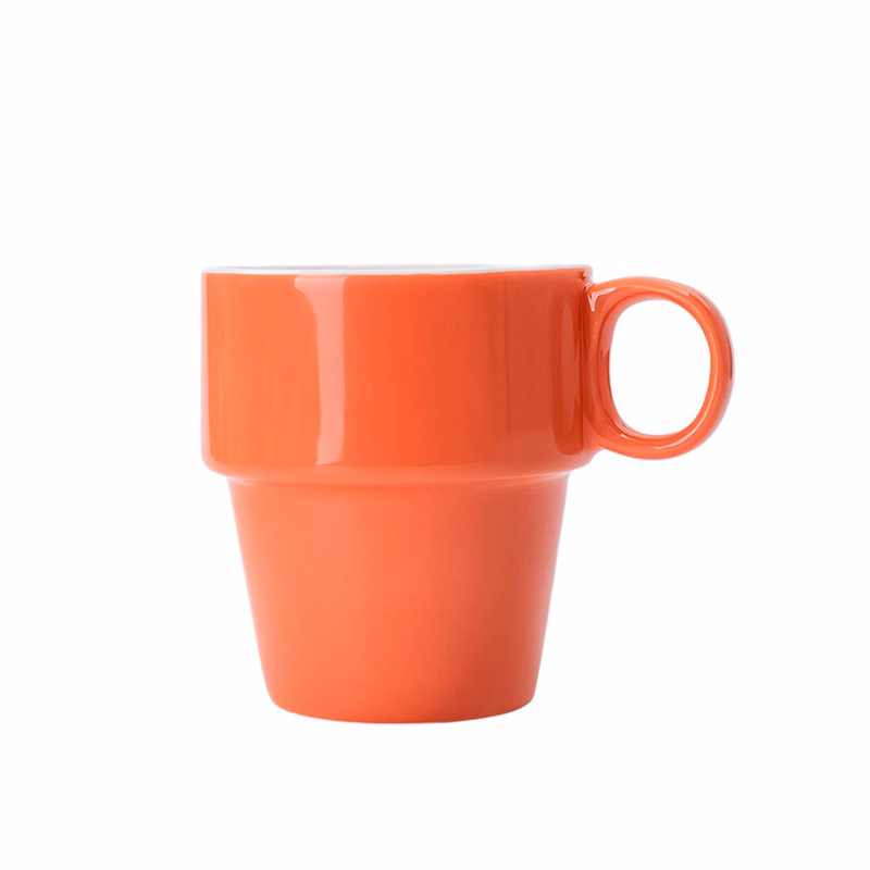 9 oz Stackable Ceramic Coffee Mug