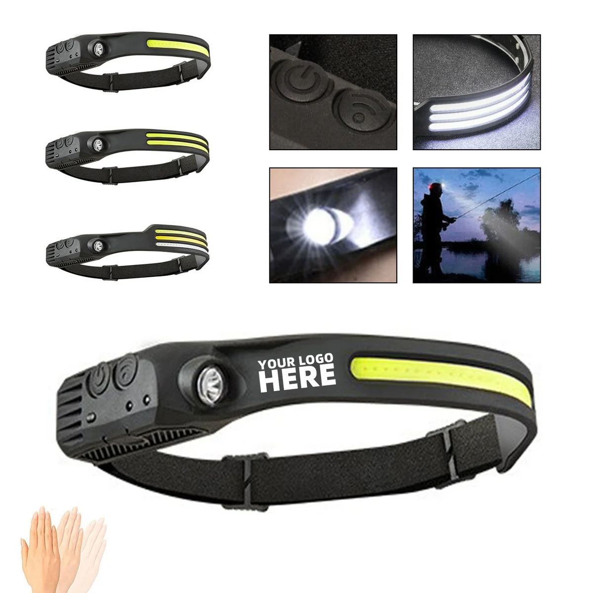 Head Lamp LED with Motion Sensor 1