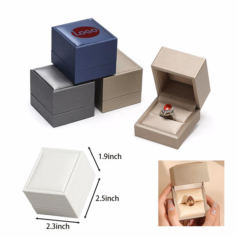 PU Leather Ring Case 50MOQ