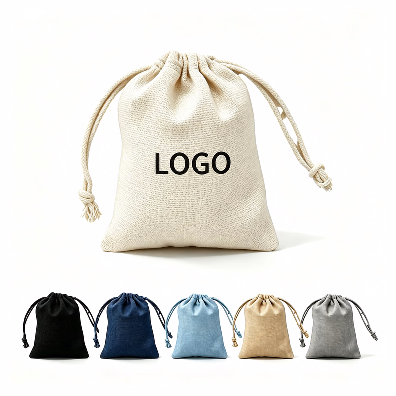 Canvas Drawstring Gift Storage Bag