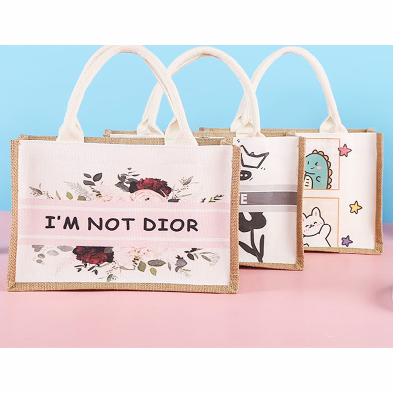 Jute Canvas Handbag