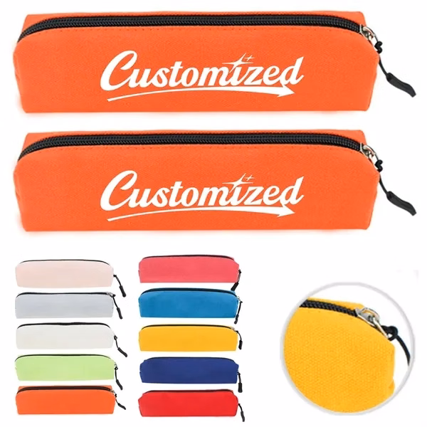 Custom Zippered Pencil Case with Wood Exterior — School and Creative Supply Storage