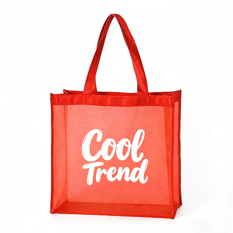 Open mesh reusable bag