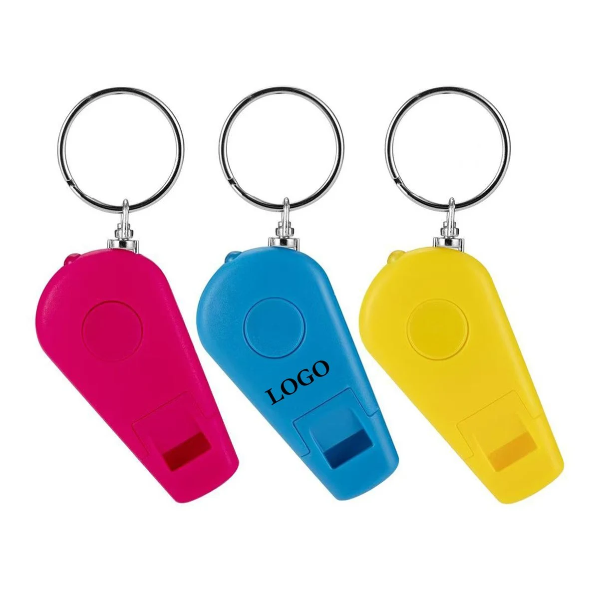 2 in 1 Whistle and LED Light Keychain 1