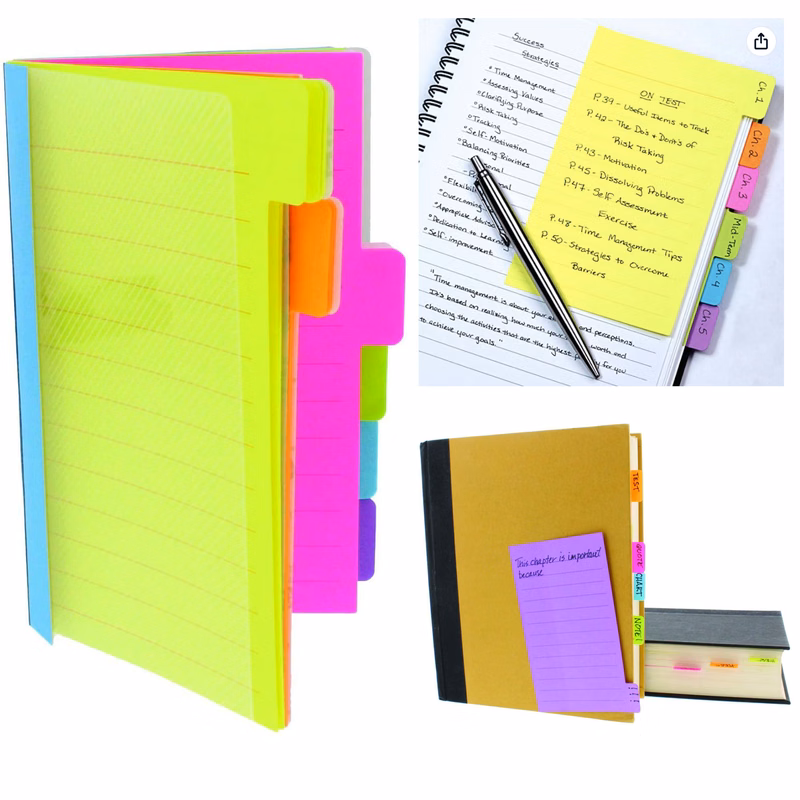 4 x 6 Inches Divider Sticky Notes
