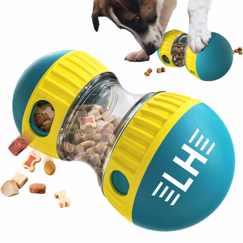 Slow Feeder Dog Bowls Ball Food Dispenser