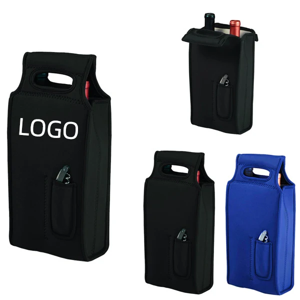 Neoprene Dual Wine Tote Bag 1