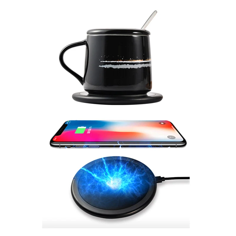 Intelligent Wireless Charging Thermostatic Coasters 1