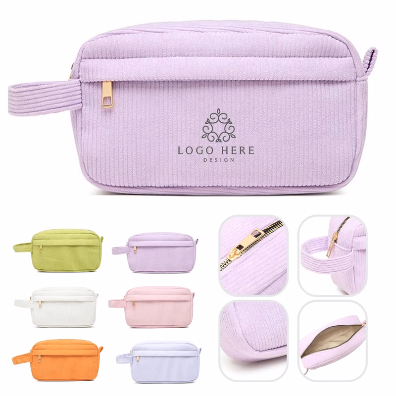 Corduroy Cosmetic Bag