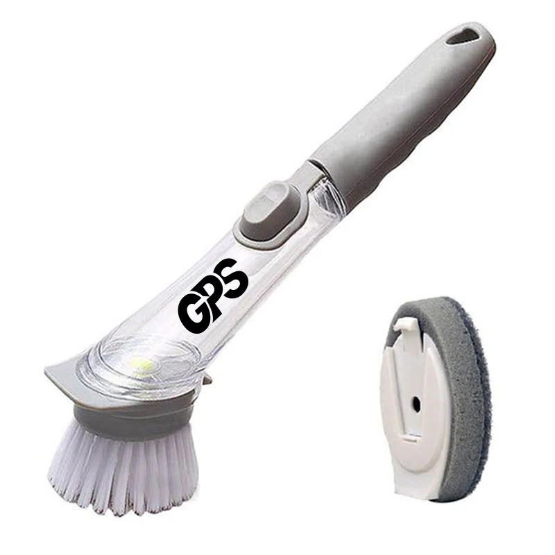 9 1/2" Soap Dispensing Dish Brush 1
