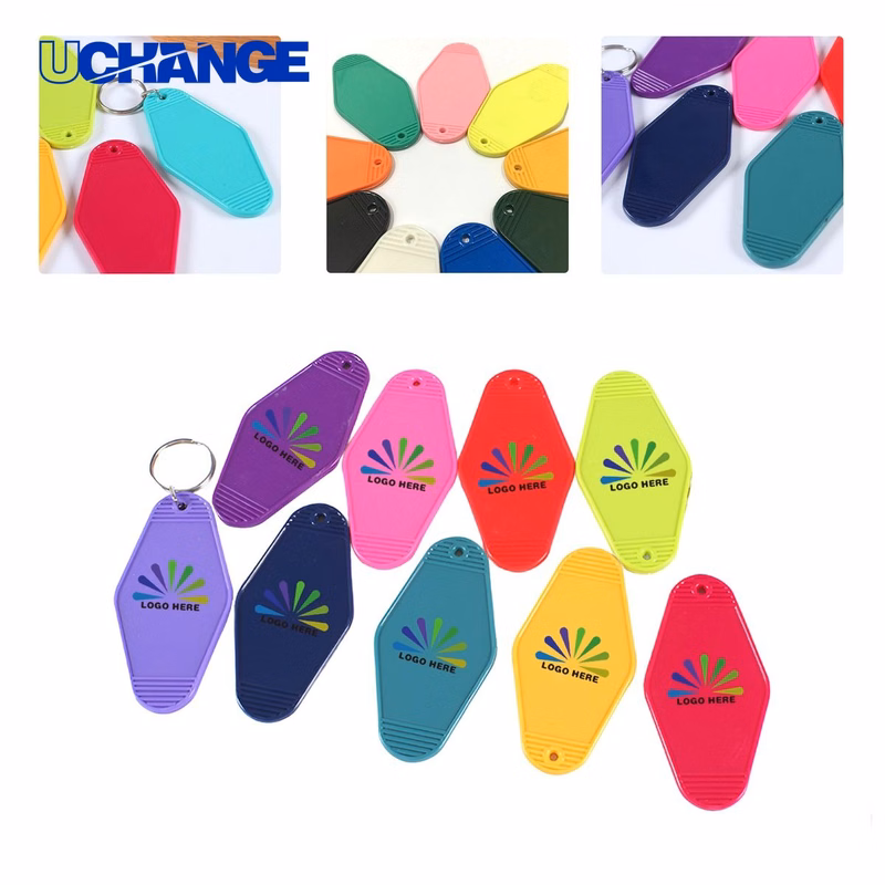 ABS Plastic Key Tag with Logo