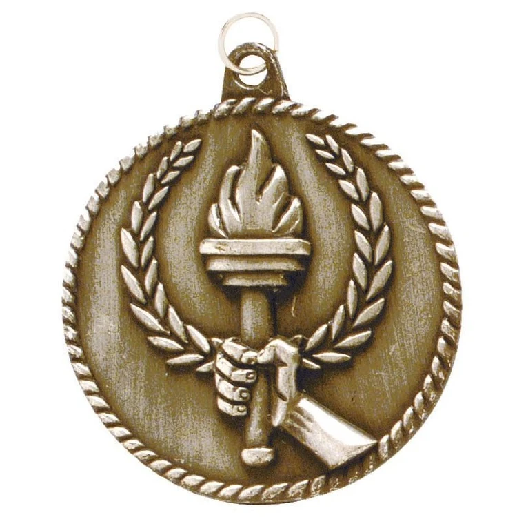 Torch High Relief Medal 1